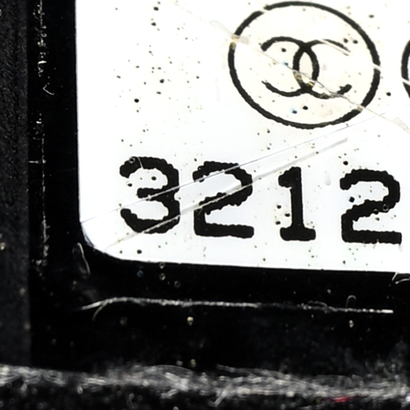 Denim Quilted Mood Bucket With Chain Black Multicolor