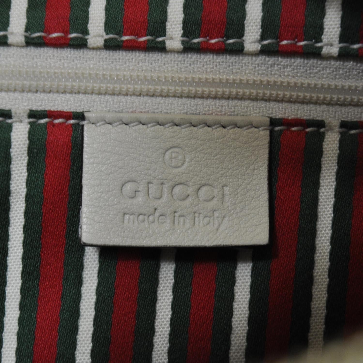 Gucci Monogram New Britt Shoulder Bag Ivory 8 of 9