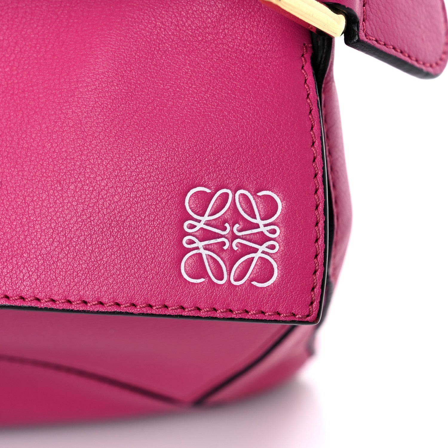 Loewe Calfskin Small Puzzle Bag Fuchsia 14 of 16