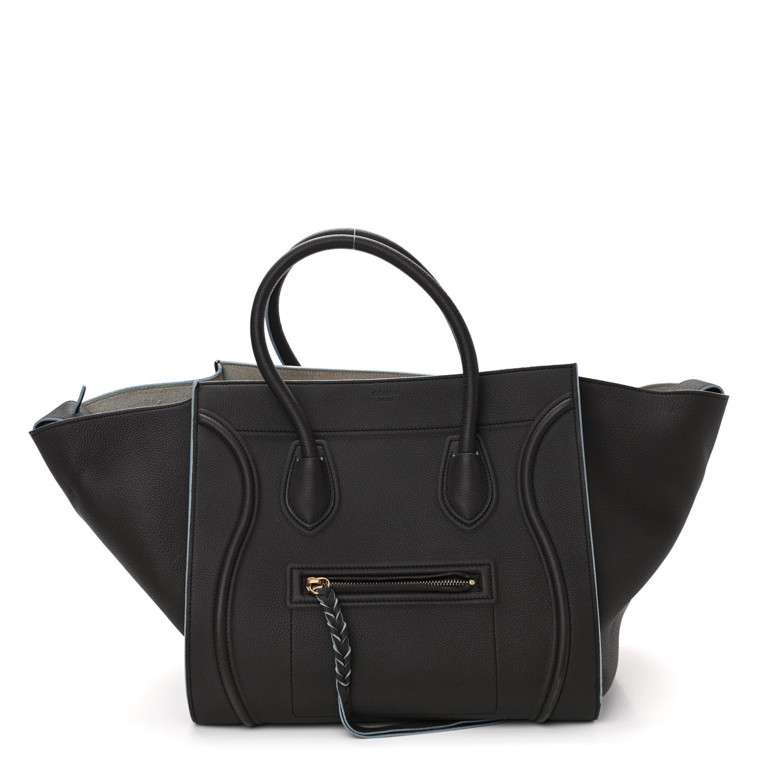 Celine Baby Grained Calfskin Medium Phantom Luggage Anthracite 1 of 17
