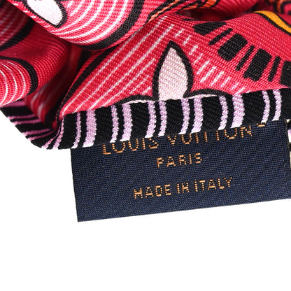 Louis Vuitton Monogram Tiles Silk Scrunchie Multicolor 4 of 4