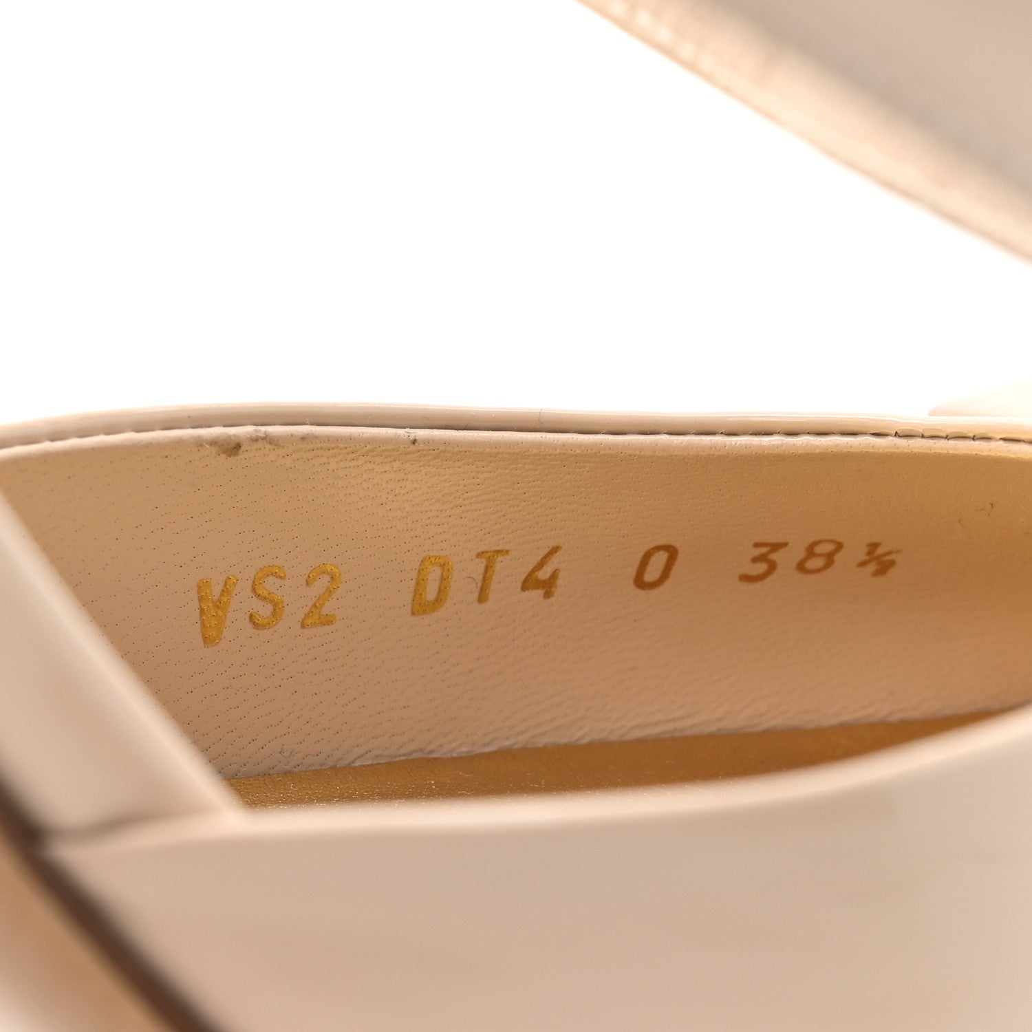 Valentino Garavani Patent One Stud Ankle Strap 90mm Sandals 38.5 Poudre 9 of 10