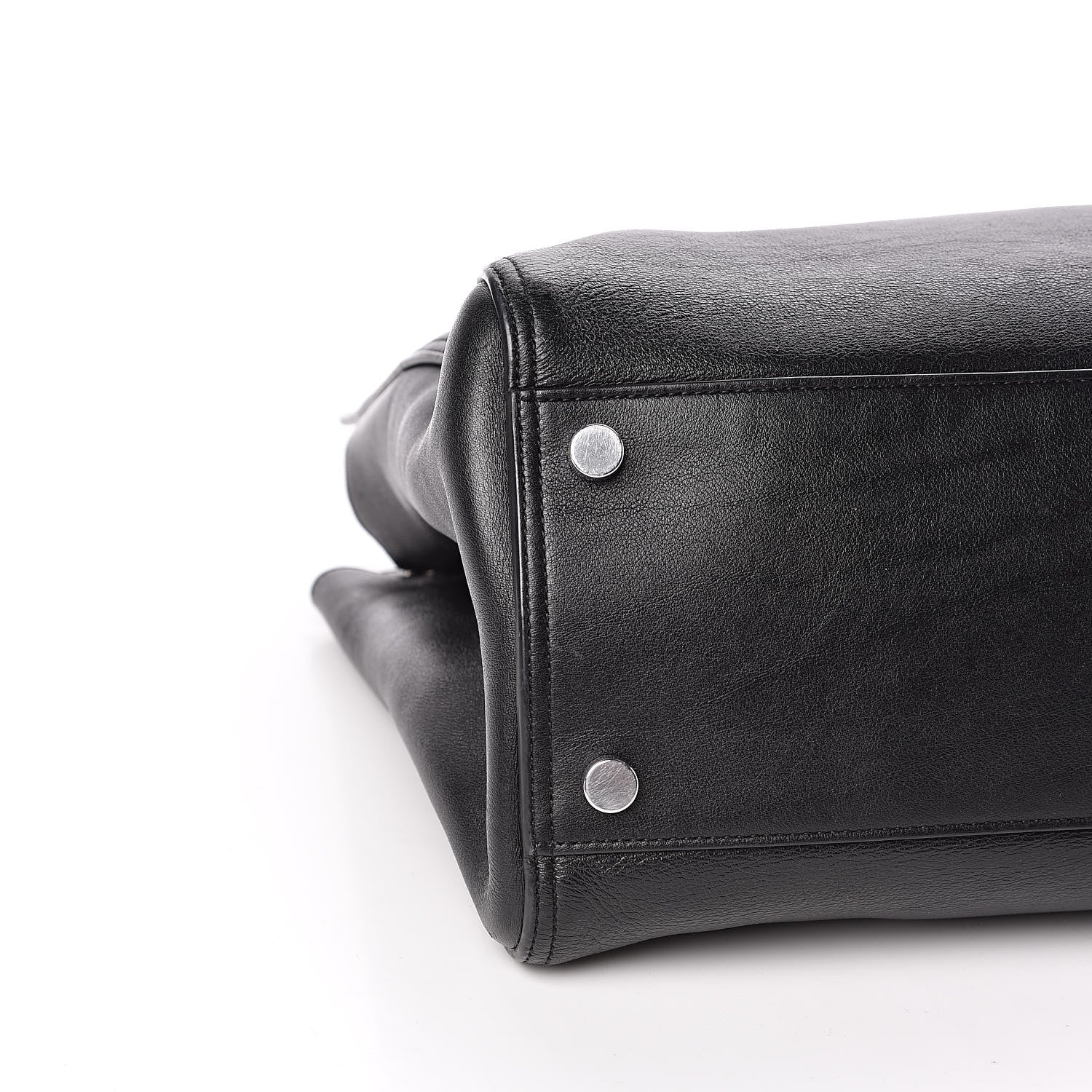 Saint Laurent Calfskin Medium Amber Tote Black 11 of 13