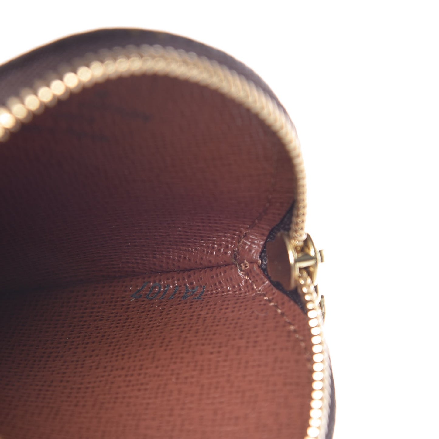 Monogram Round Coin Purse