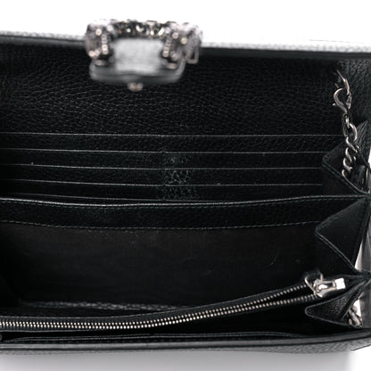 Gucci Calfskin Mini Dionysus Chain Wallet Black 13 of 13