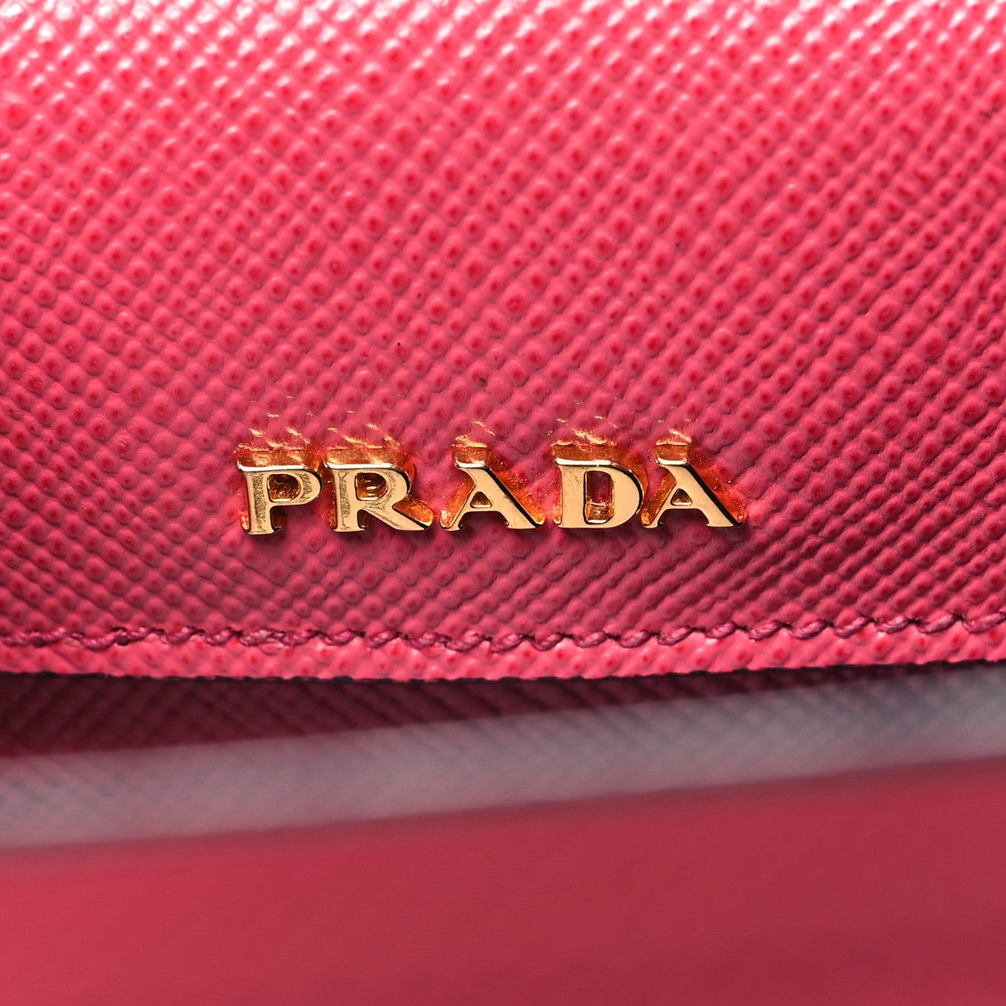Saffiano Cuir Medium Double Bag Peonia