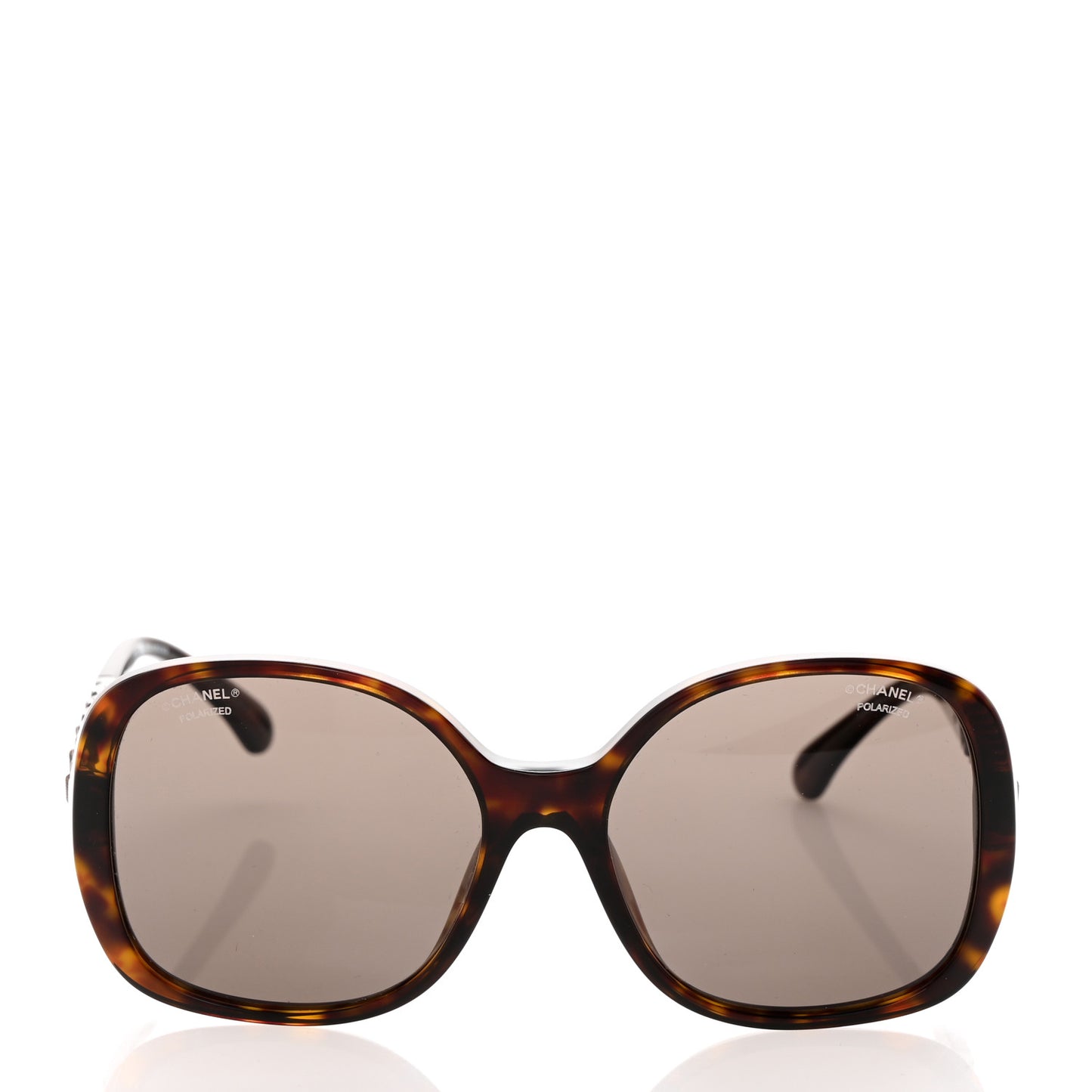 Acetate Chain Sunglasses 5470-Q-A Dark Havana