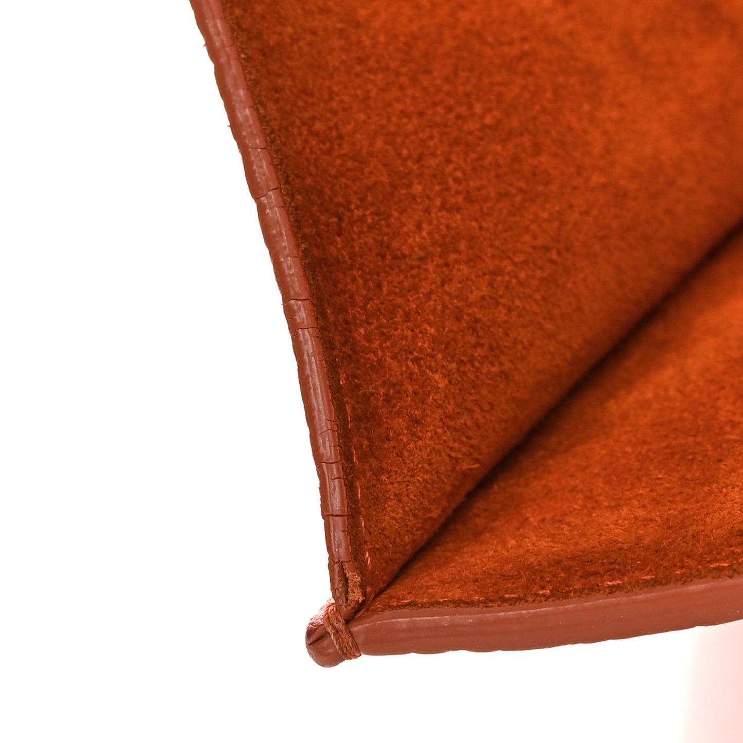 Bullhide Calfskin Medium Phantom Luggage Burnt Orange