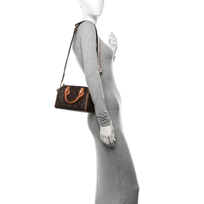 Louis Vuitton Monogram Speedy Bandouliere 20 Black 2 of 11