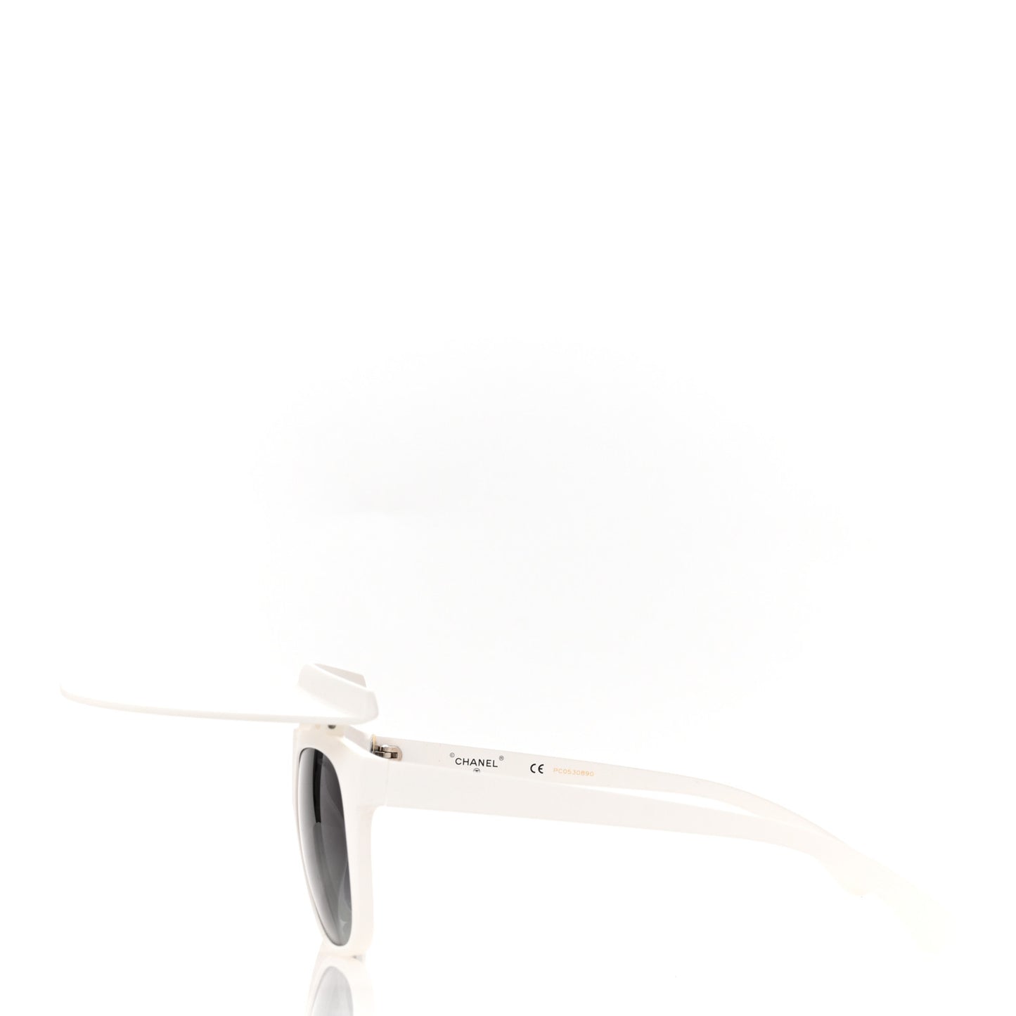 Acetate Visor Sunglasses 71046 Matte White