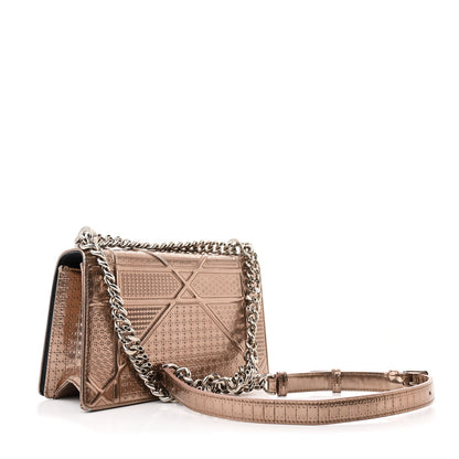 Christian Dior Patent Micro-Cannage Small Diorama Flap Bag Hyper Pink 3 of 7