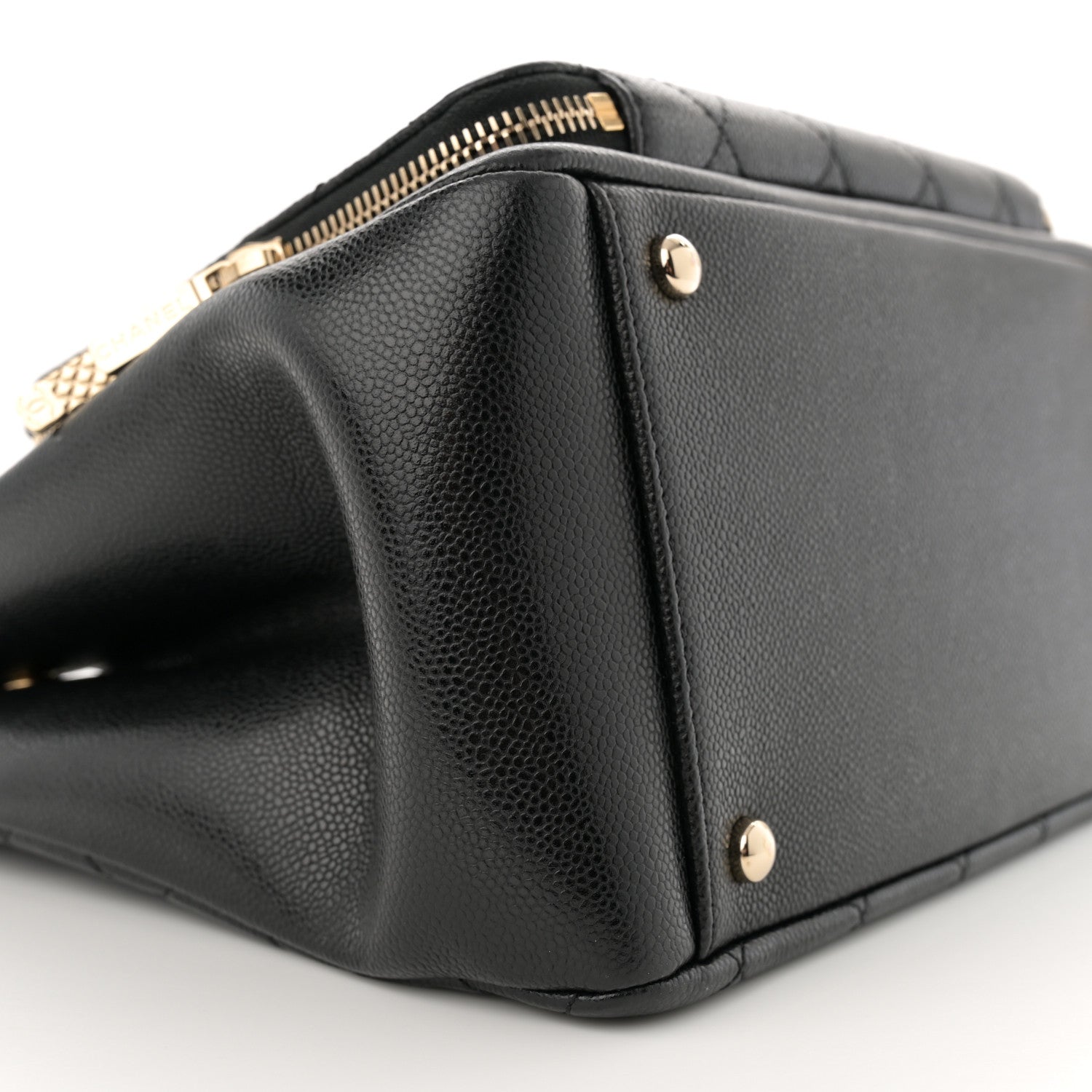 Chanel Caviar Quilted Small Business Affinity Shopping Bag Black 9 of 12