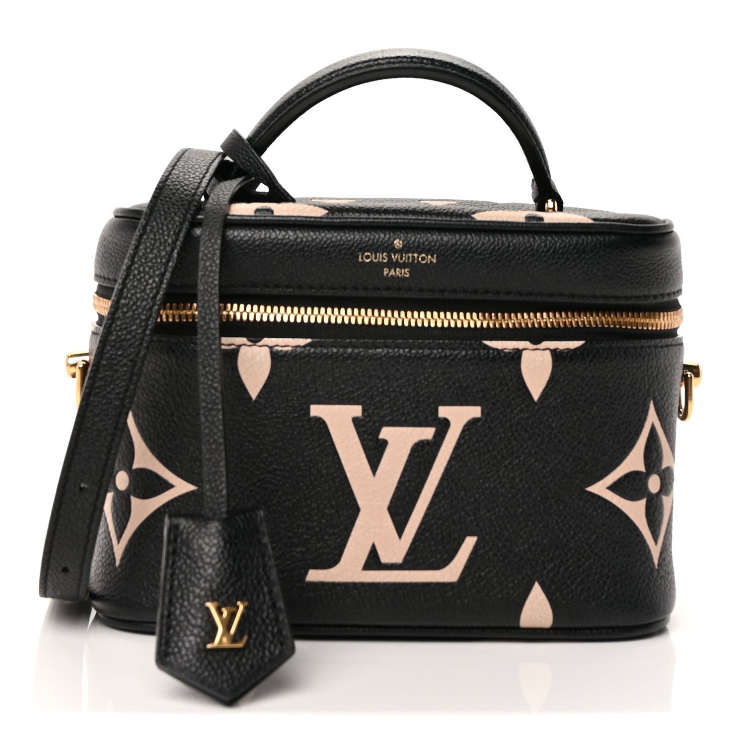 Louis Vuitton Empreinte Monogram Giant Vanity PM Black Beige 1 of 8