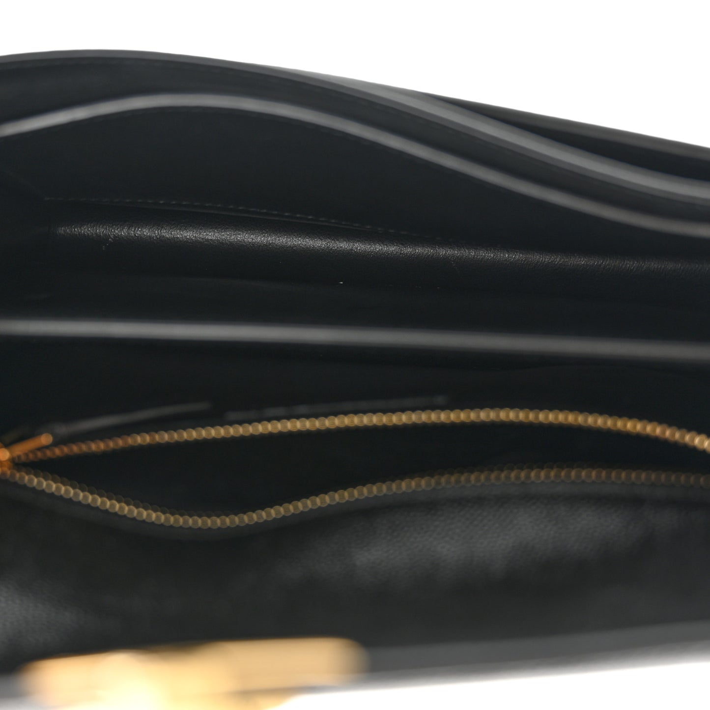 Grain De Poudre Monogram Cassandra Clasp Bag Black