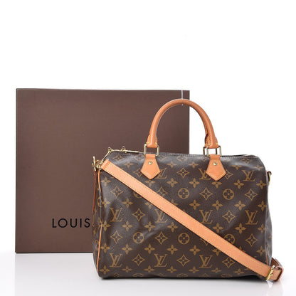 Louis Vuitton Monogram Speedy Bandouliere 30 8 of 8