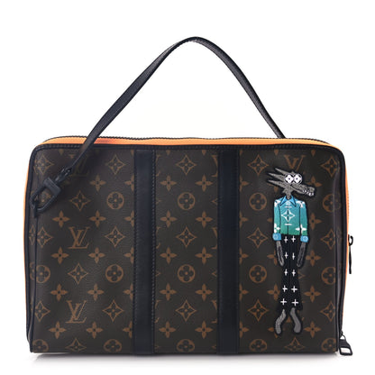Louis Vuitton Monogram Embroidered Cartoon LV Friends Keepall Pouch 1 of 8