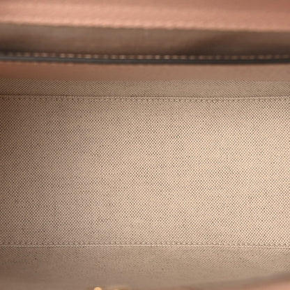 Gucci Raffia Textured Dollar Calfskin GG Monogram Small Diana Tote Bag Wild Rose Fuxia Fluo 5 of 7