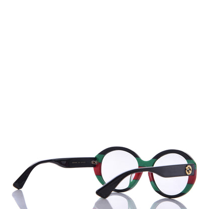 Gucci Round Web Sunglasses GG0279SA Black Green 5 of 15