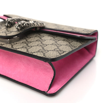Gucci GG Supreme Monogram Mini Dionysus Shoulder Bag Pink 10 of 11