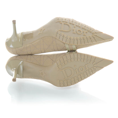 Christian Dior Cannage Rasta Heels 39.5 7 of 8