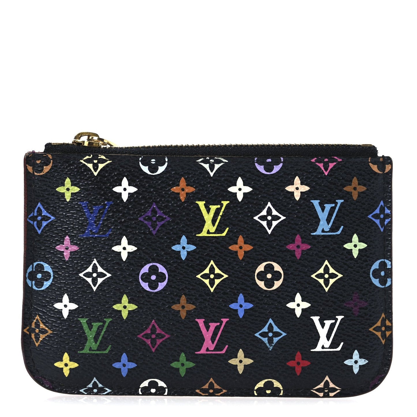 Monogram Multicolor Key Pouch Black Grenade