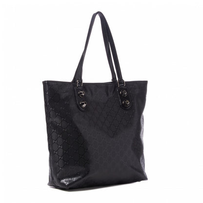 Gucci Imprime Monogram Studded Tote Black 2 of 8