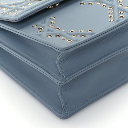 Christian Dior Lambskin Grommet Vertical Diorama Sky Blue 7 of 8