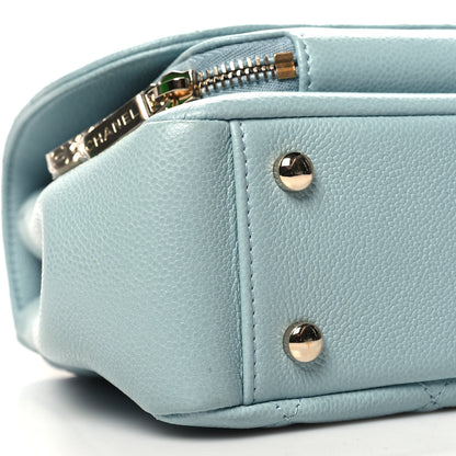 Chanel Caviar Quilted Medium Business Affinity Flap Light Blue 10 of 12