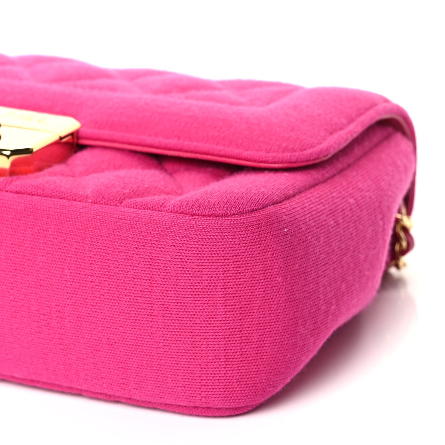 Chanel Jersey Quilted Mini Chic With Me Flap Pink 8 of 14