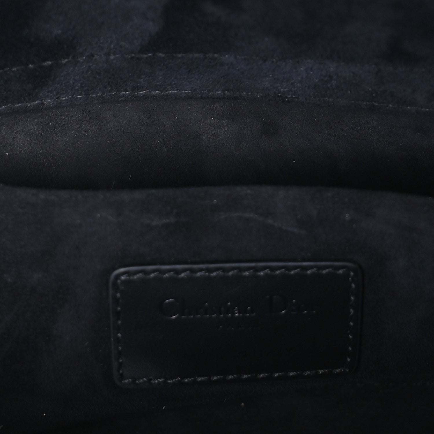 Christian Dior Calfskin Cannage Diamond Medium Lady D-Joy  Black 6 of 9