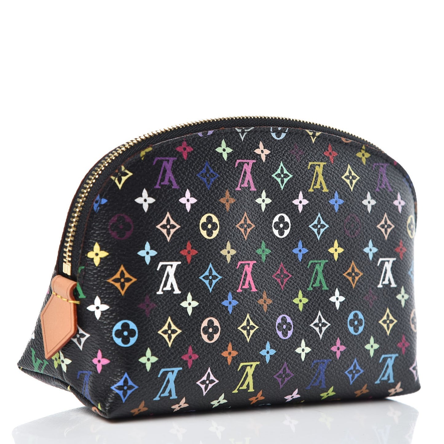 Monogram Multicolor Cosmetic Pouch Black Grenade