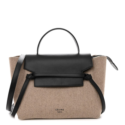 Celine Felt Smooth Calfskin Mini Belt Bag Beige 1 of 10