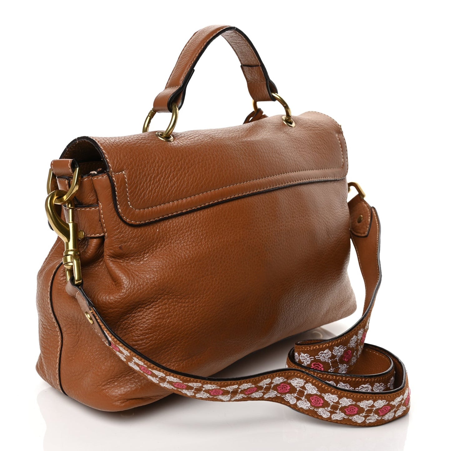 Grained Calfskin Oversized Edie Oak Oak