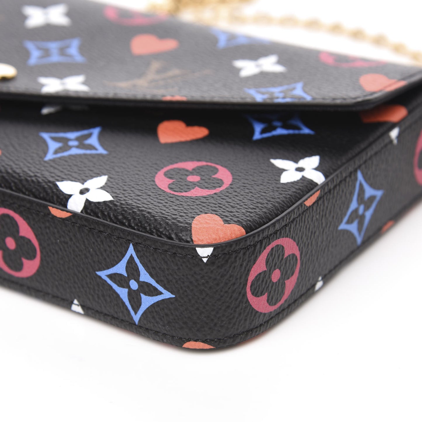 Game On Felicie Chain Wallet Black