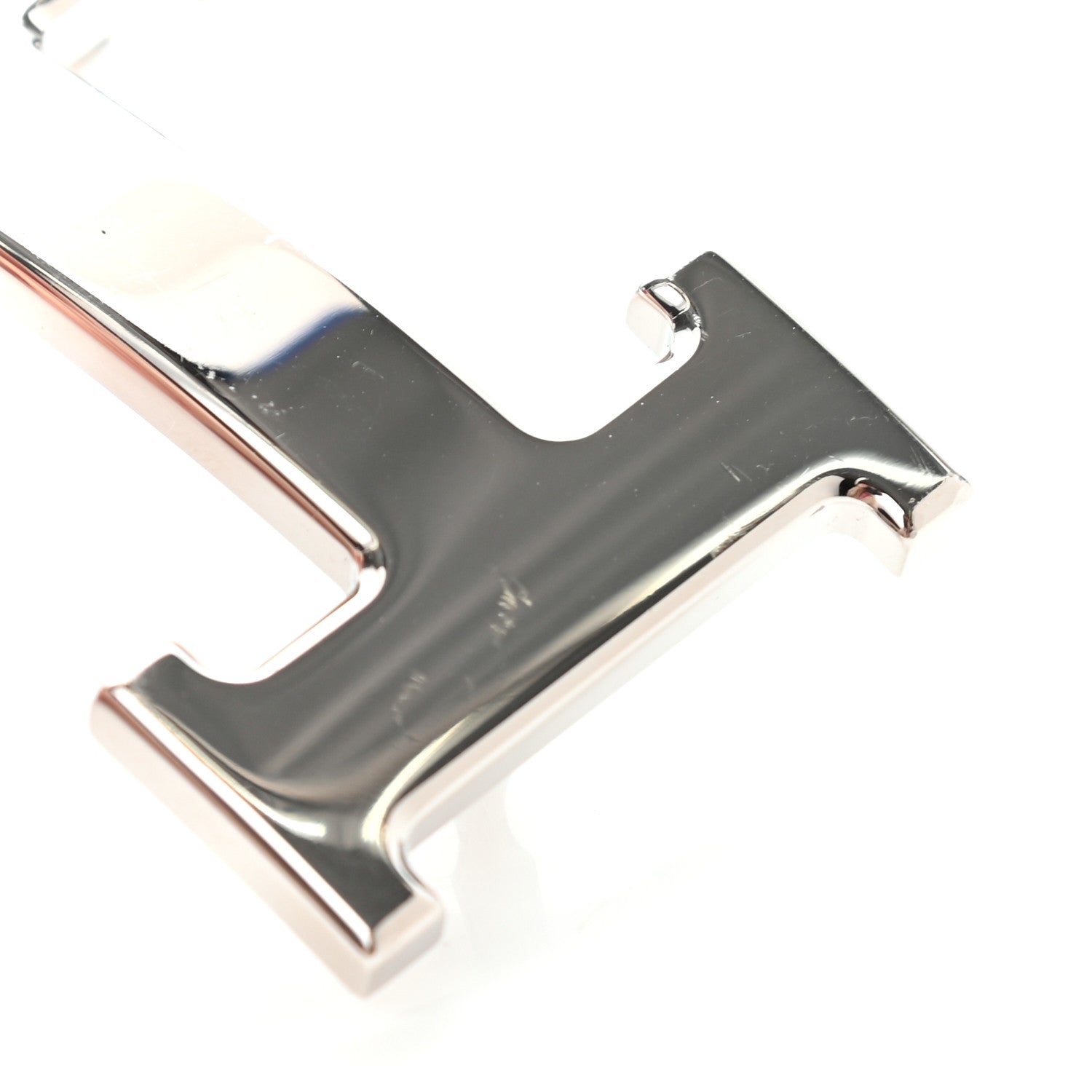 Hermes Polished Palladium 32mm H Belt Buckle Silver 5 of 5