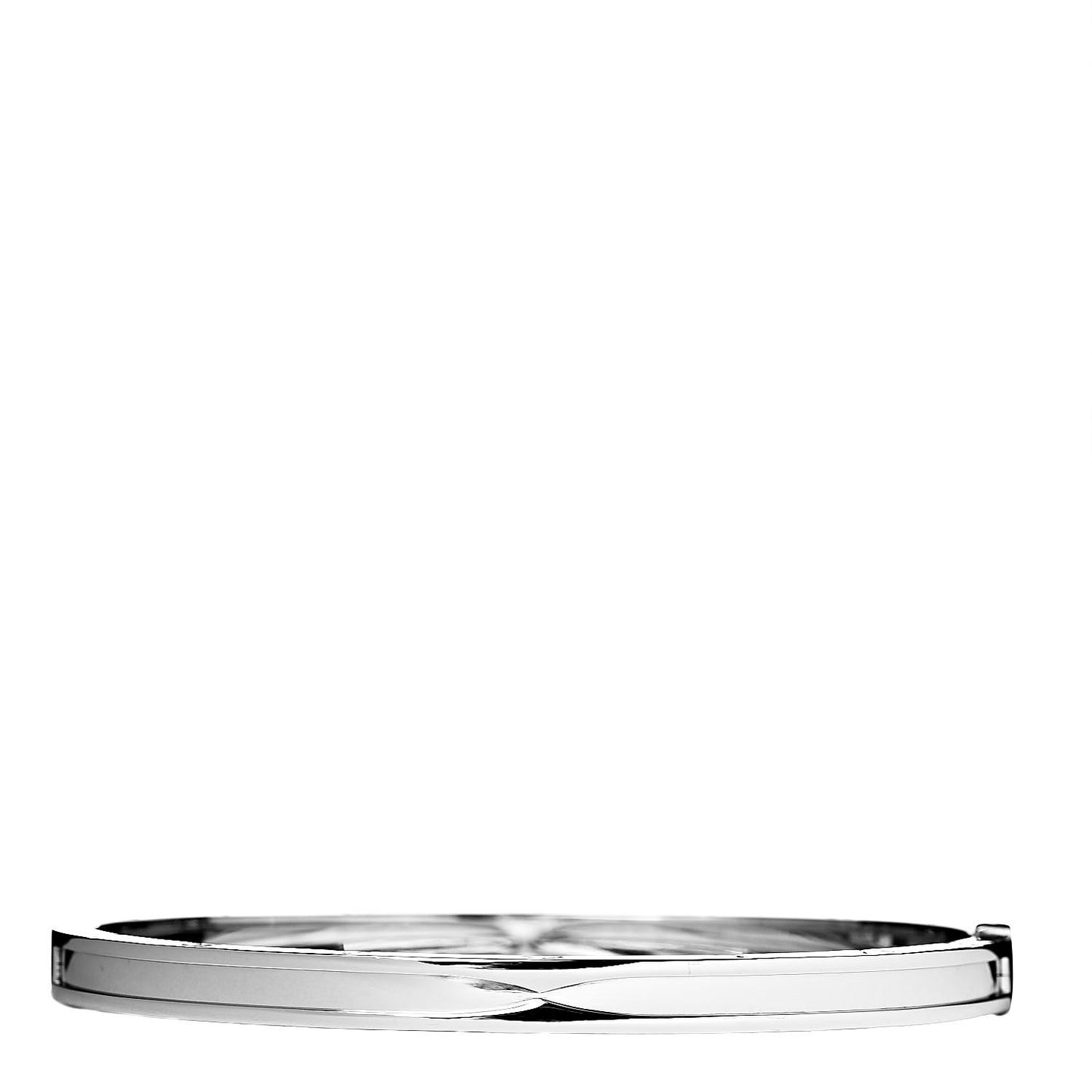 18K White Gold Narrow B.Zero1 Bangle Bracelet L
