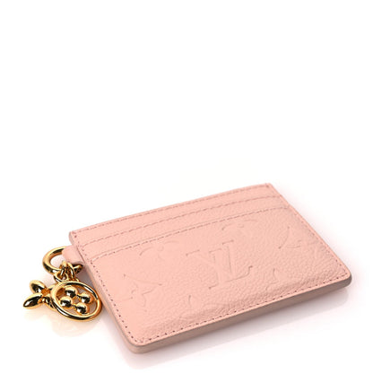 Louis Vuitton Empreinte Monogram LV Charms Card Holder Pink Opale 3 of 6