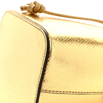 Fendi Karung Crystal F is Fendi Mini Mon Tresor Bucket Bag Gold 11 of 11