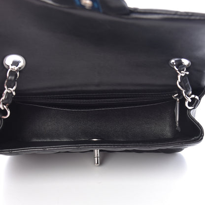 Chanel Lambskin Quilted Mini Rectangular Flap Black 7 of 12