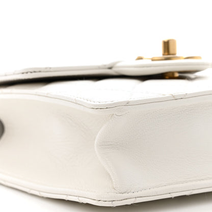 Chanel Goatskin Quilted Chic Pearls Flap White 9 of 10