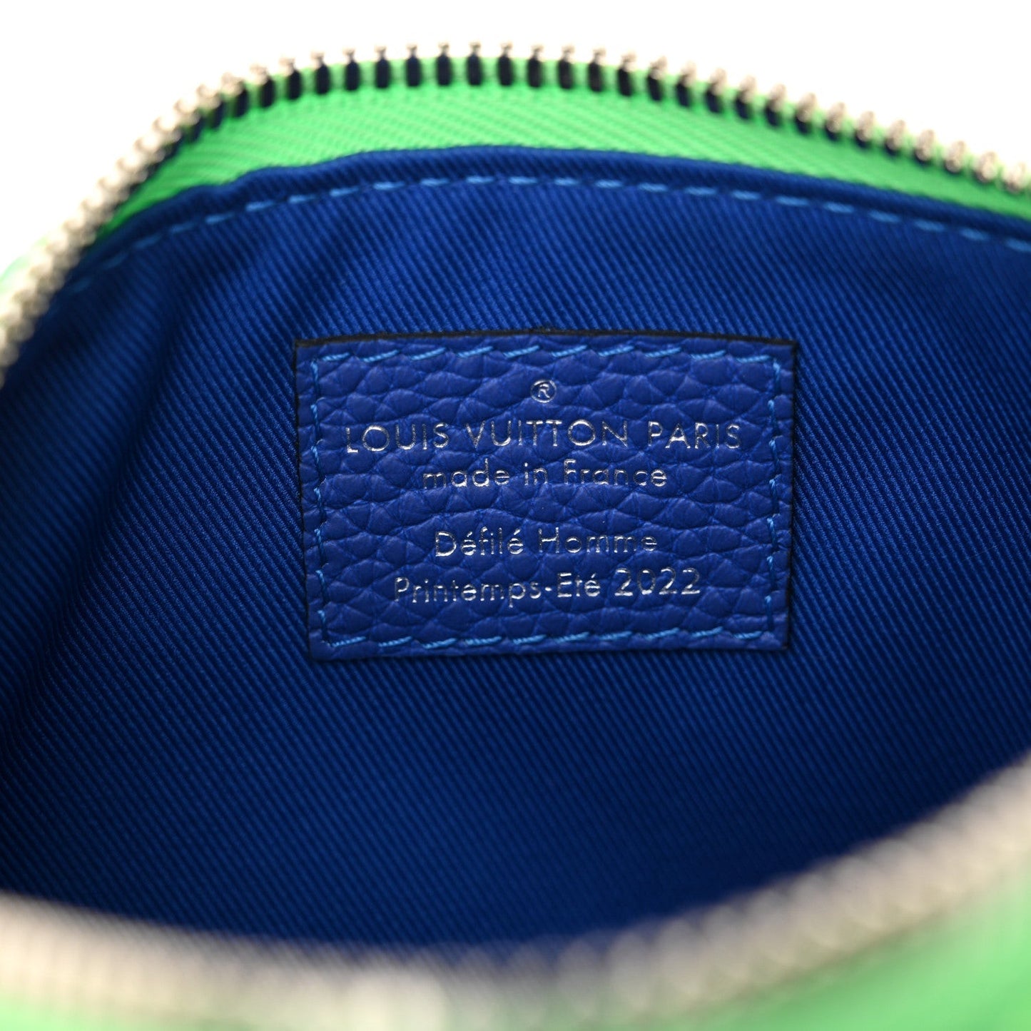 Taurillon Illusion Keepall XS Bleu Vert