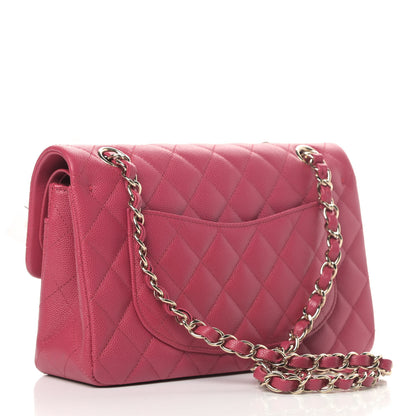 Chanel Caviar Quilted Small Double Flap Dark Pink 2 of 4