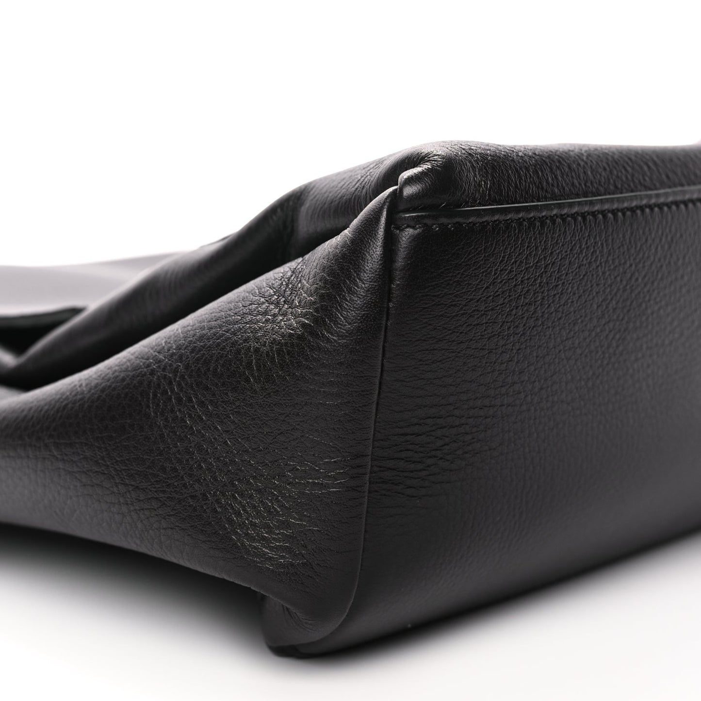Calfskin Small Pandora Pure Flap Bag Black