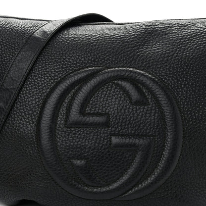 Gucci Pebbled Calfskin Medium Soho Hobo Black 8 of 15