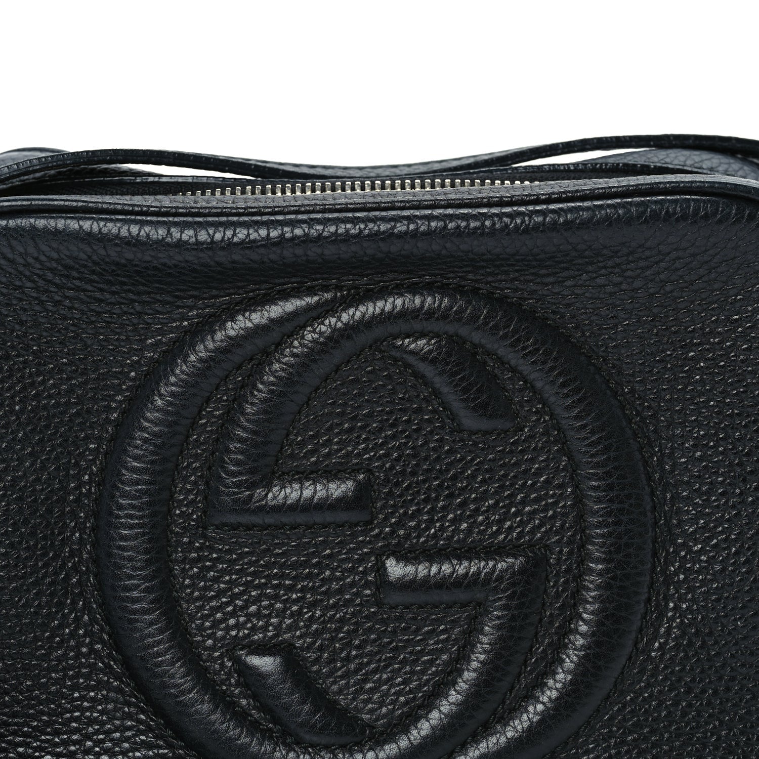 Gucci Pebbled Calfskin Small Soho Disco Bag  Black 6 of 8