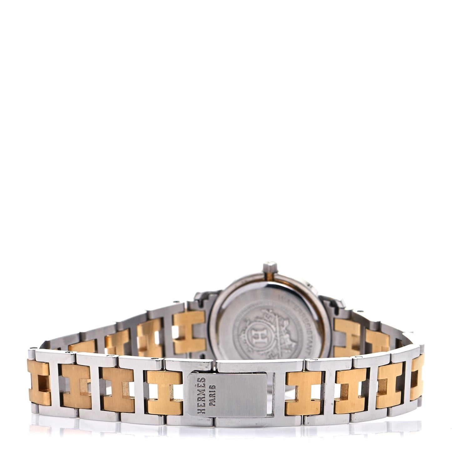 Stainless Steel 24mm Clipper Quartz Watch Gold