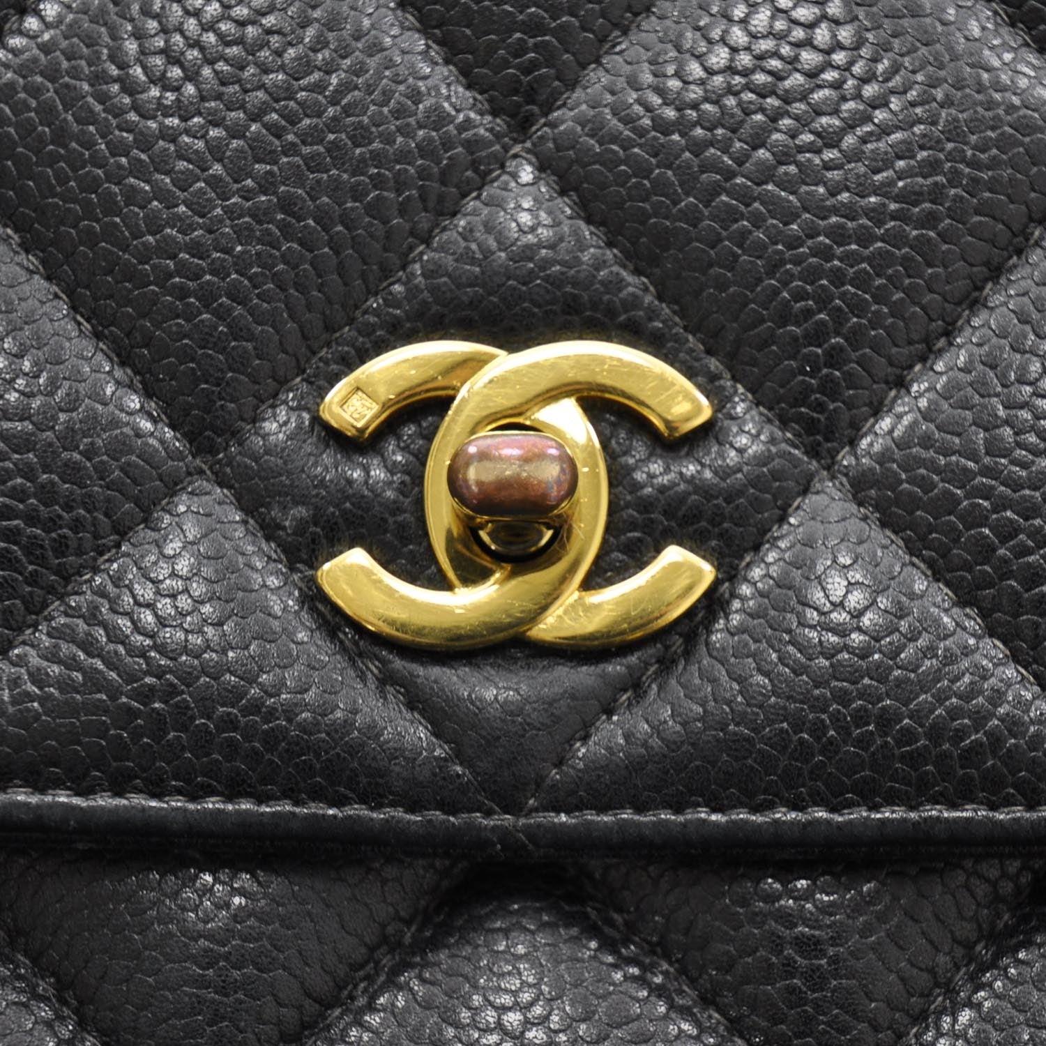 Chanel Caviar Quilted Flap Shoulder Bag Black 12 of 12