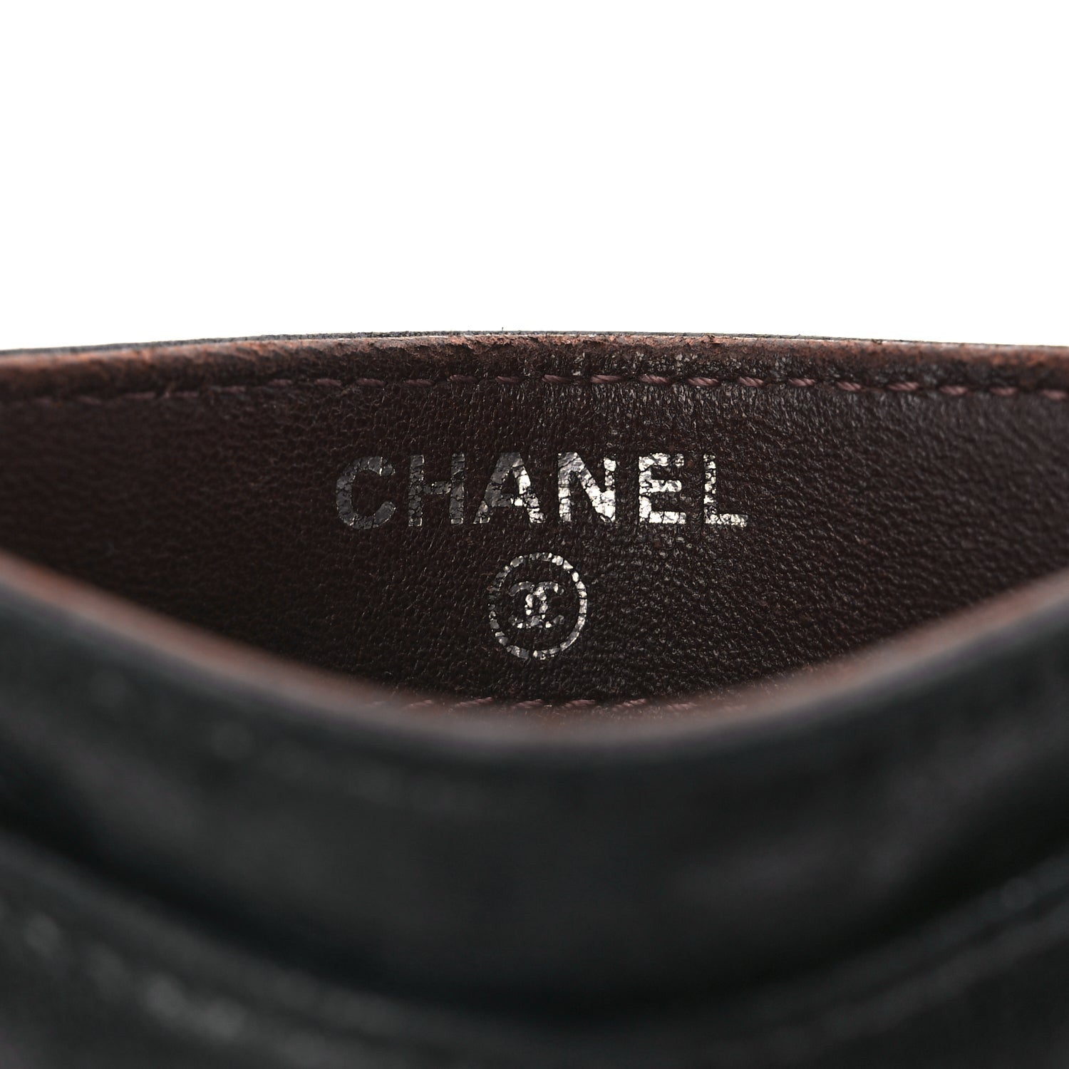 Chanel Lambskin Quilted Card Holder Black 6 of 7