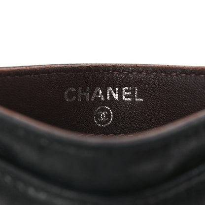 Chanel Lambskin Quilted Card Holder Black 6 of 7