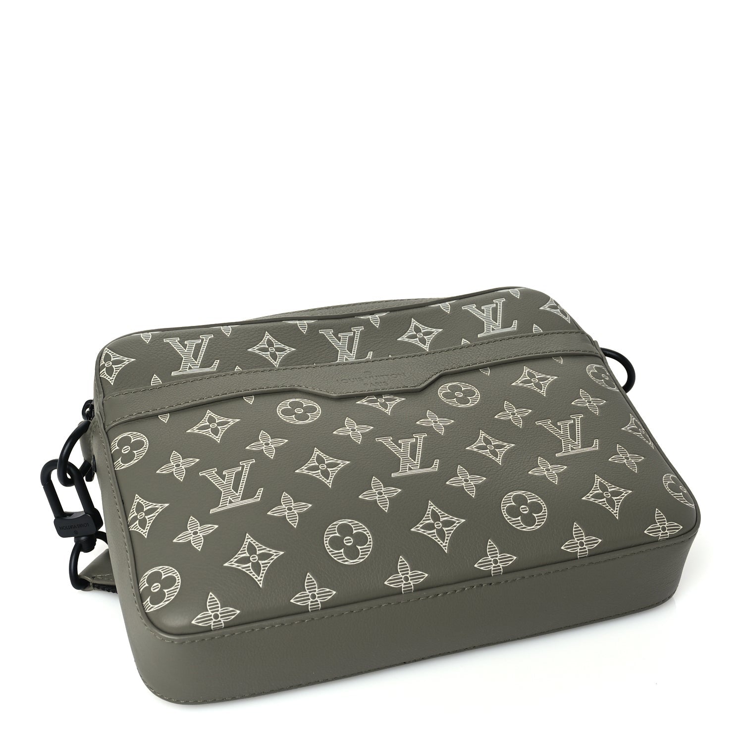 Louis Vuitton Monogram Shadow G65 Trio Messenger  Olive Green 7 of 10